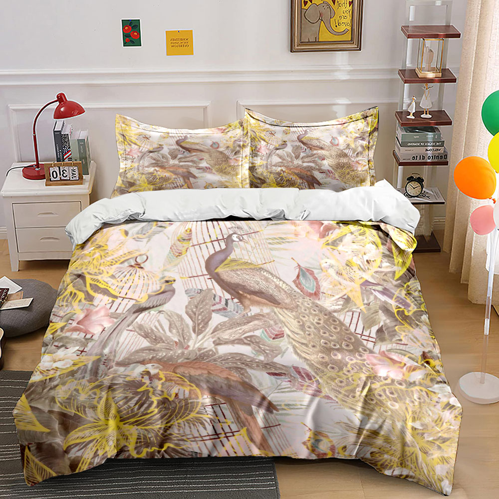 Aesthetic Floral Duvet Cover - Conjunto de roupa de cama vintage