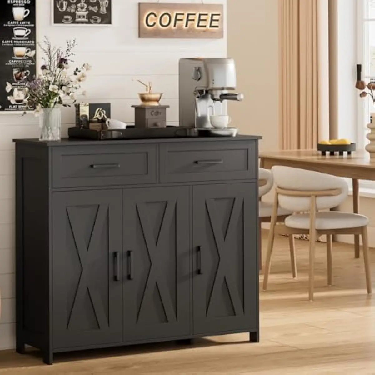 Kitchen - Armário de Armazenamento para Cafeteria com