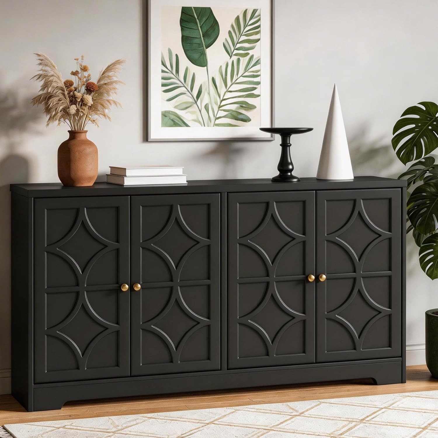 Kitchen - Aparador Buffet com Armazenamento, Aparador Moderno