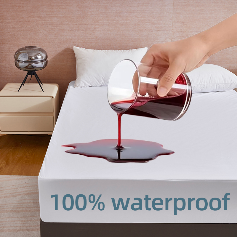 Waterproof Mattress Protector Breathable - Protetor de Colchão Impermeável Queen, Capa