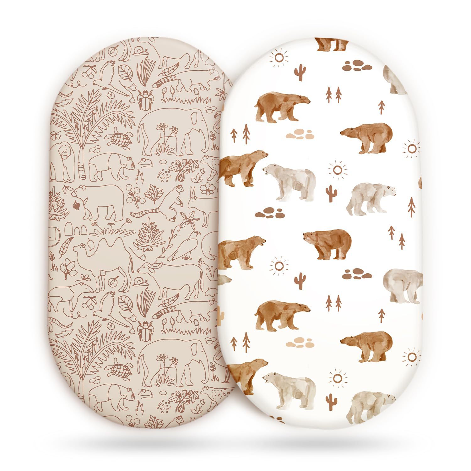 Muslin Cotton Bedspread - Lençol de musselina para berço de