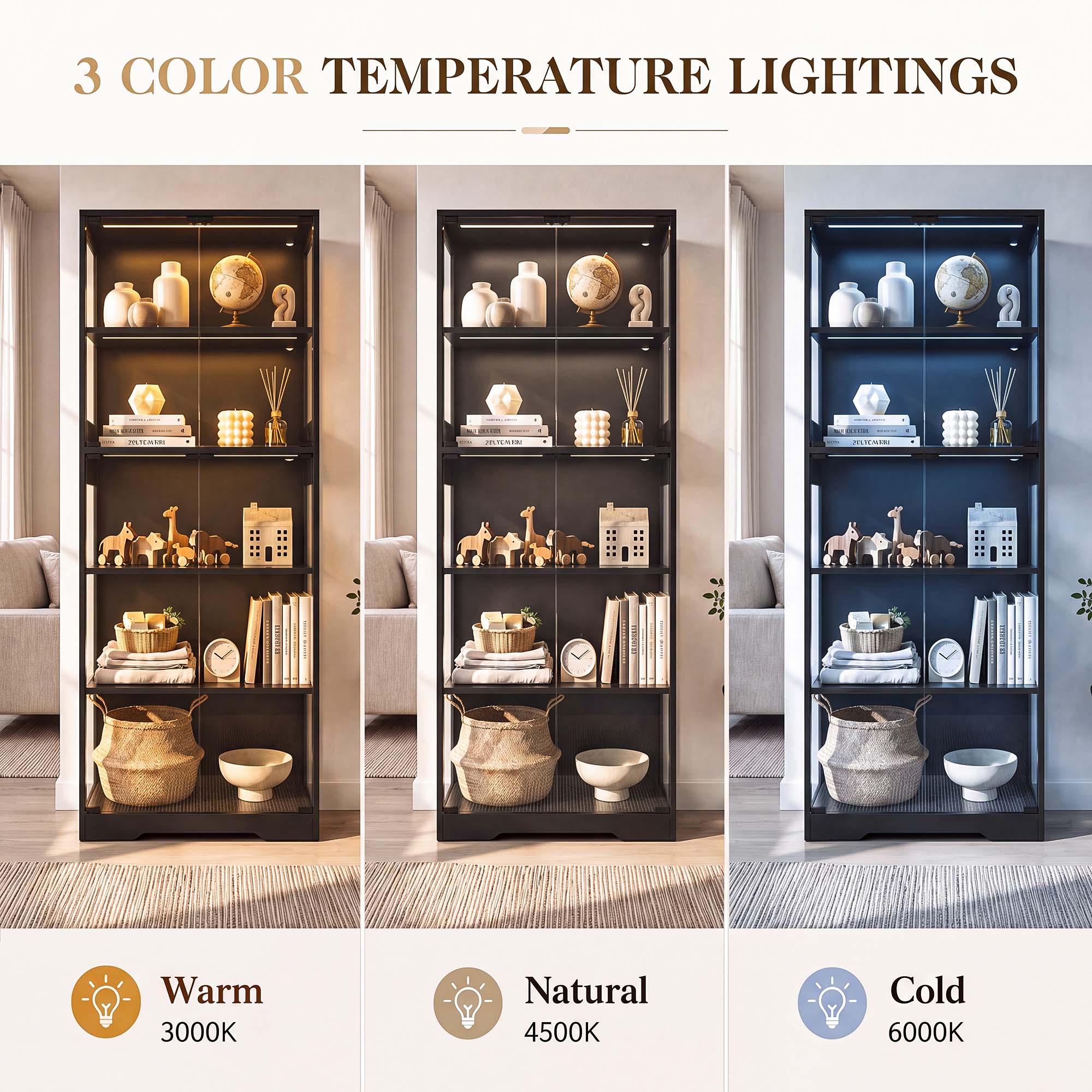 Armário Expositor TCGBKAF de 5 - Lighting avaliação e preço