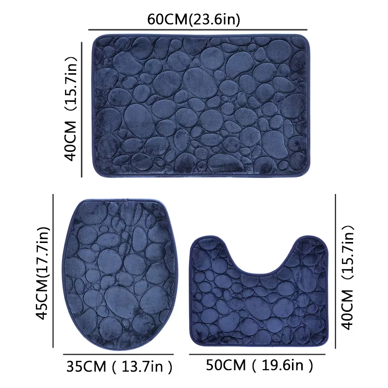 3 pçs/set esteiras de banho an - Quick Dry Diatomite Bath Mat avaliação e preço