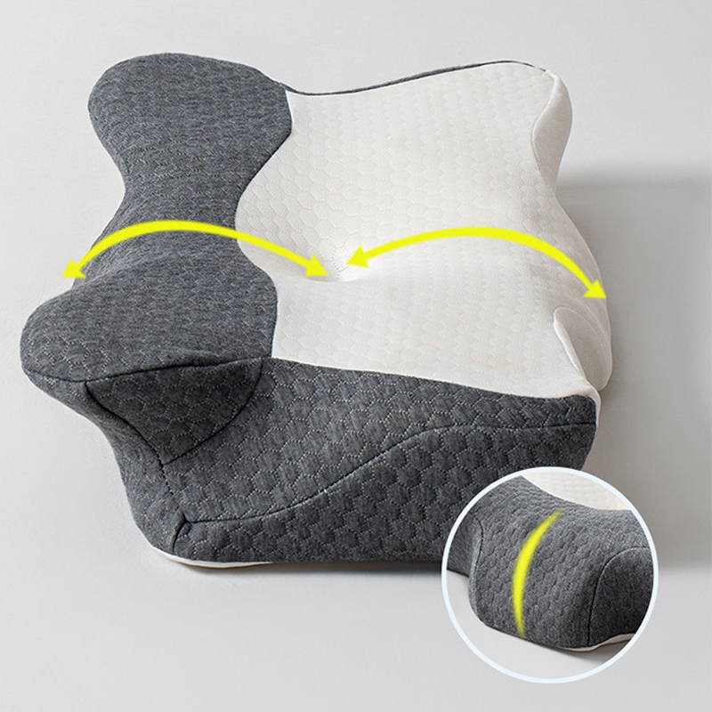 Nova Almofada Cervical de Espu - Memory Foam Orthopedic Pillow Neck Pain avaliação e preço