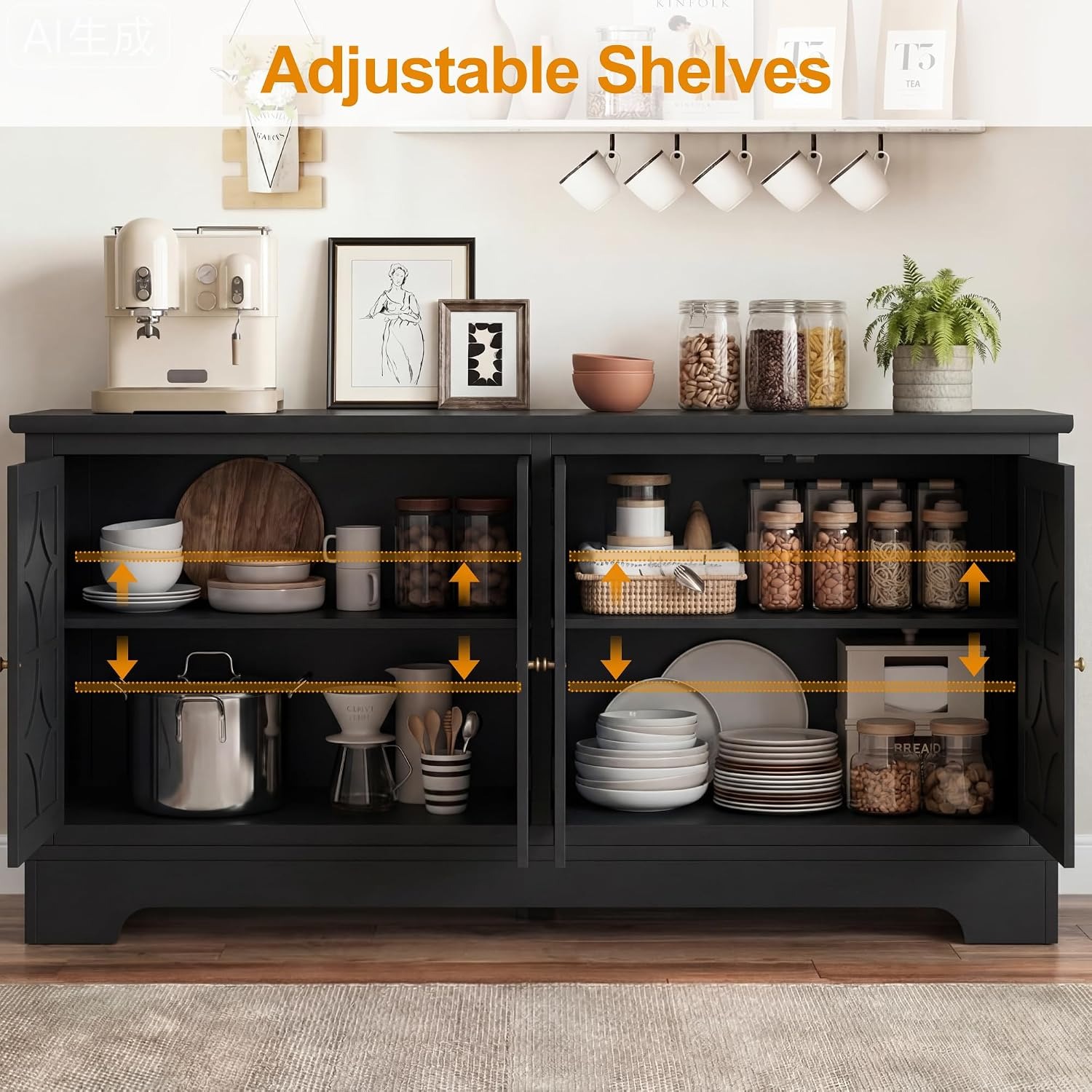 Aparador Buffet com Armazename - Kitchen avaliação e preço
