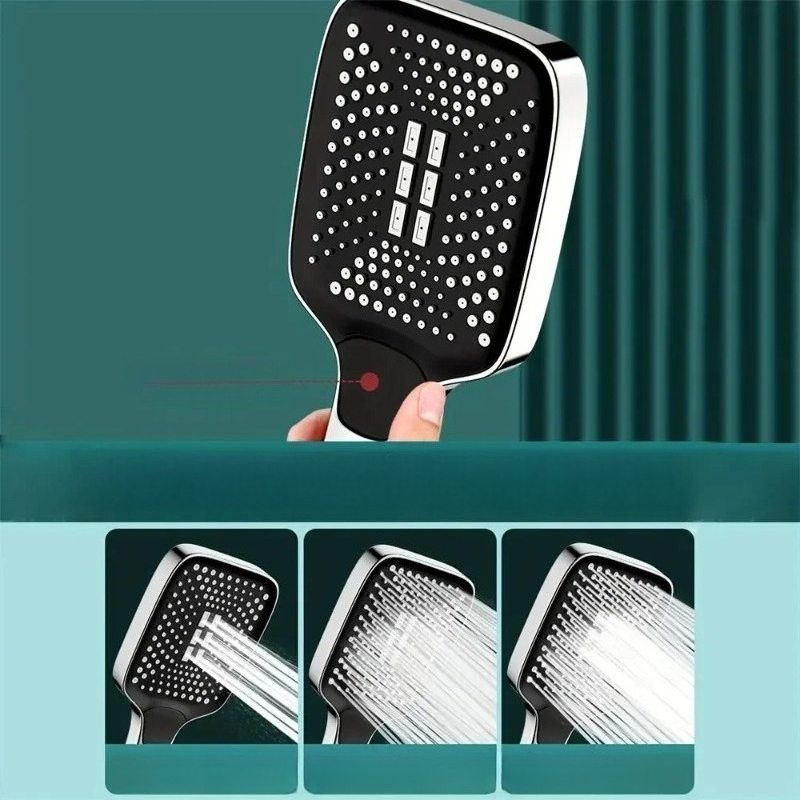 Chuveiro de mão quadrado com 3 - High Pressure Shower Head Handheld avaliação e preço
