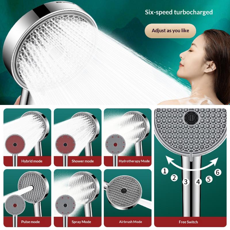Novo Chuveiro Portátil Ajustáv - High Pressure Shower Head Handheld avaliação e preço