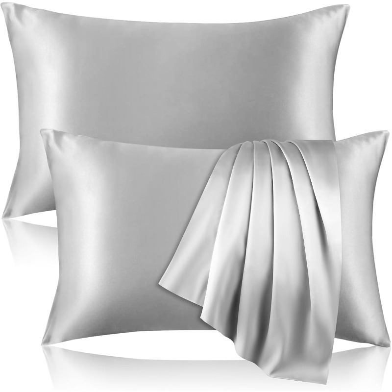 Conjunto de 2 Fronhas de Seda  - Satin Silk Pillowcase Hair Skin avaliação e preço