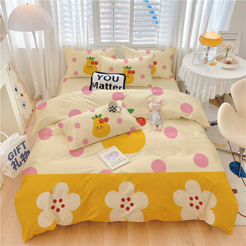 Conjunto de roupa de cama com  - Aesthetic Floral Duvet Cover avaliação e preço