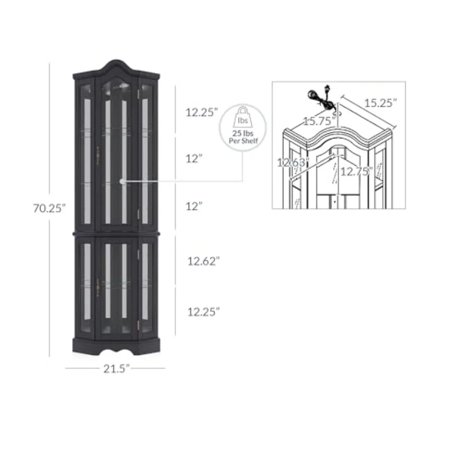 Vitrine de vidro com iluminaçã - Kitchen avaliação e preço