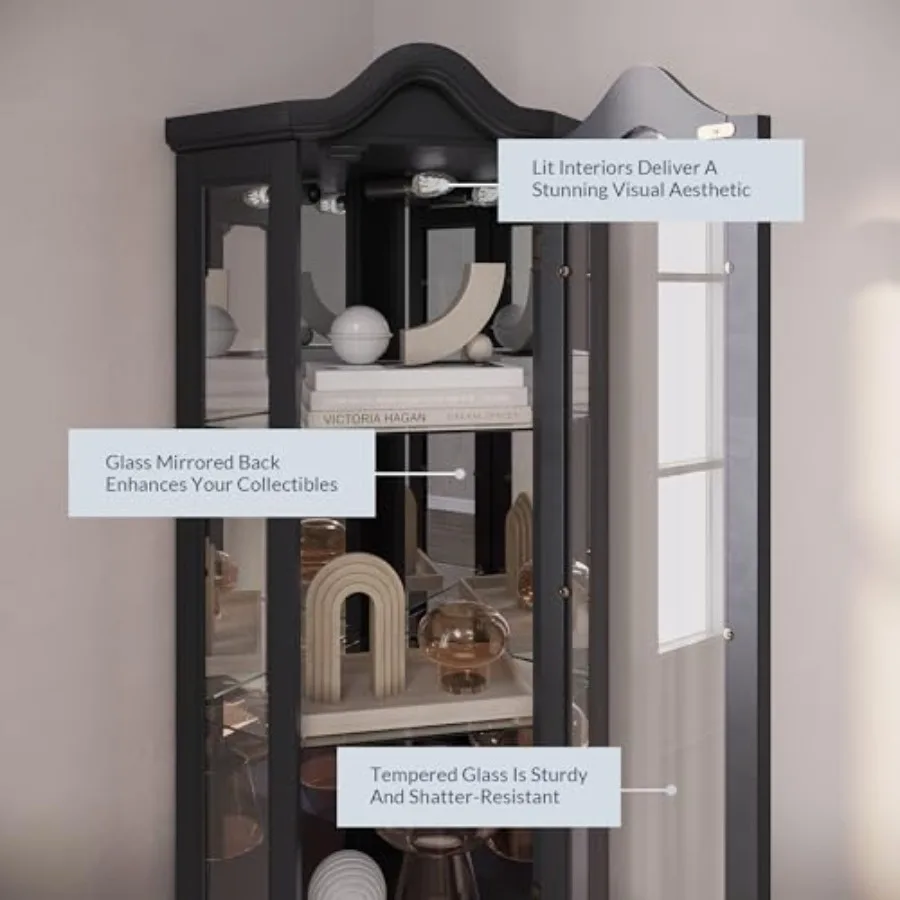Vitrine de vidro com iluminaçã - Kitchen avaliação e preço