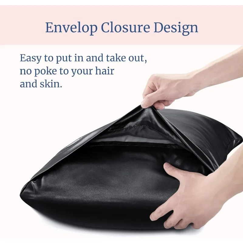 Fronha de cetim de vários tama - Satin Silk Pillowcase Hair Skin avaliação e preço