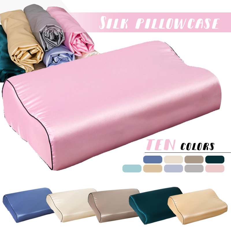 Fronha de látex de cetim de im - Satin Silk Pillowcase Hair Skin avaliação e preço