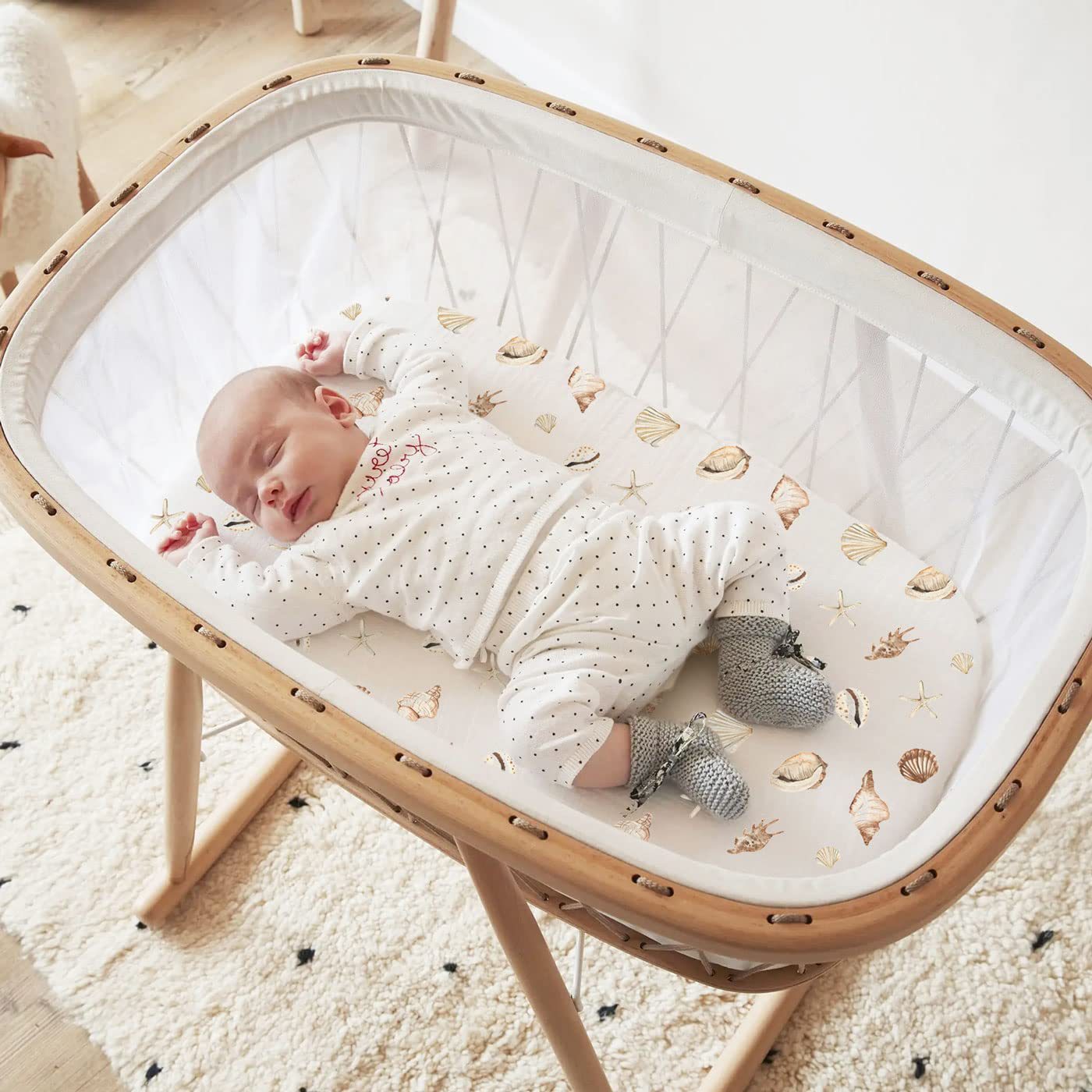 Lençol de musselina para berço - Muslin Cotton Bedspread avaliação e preço