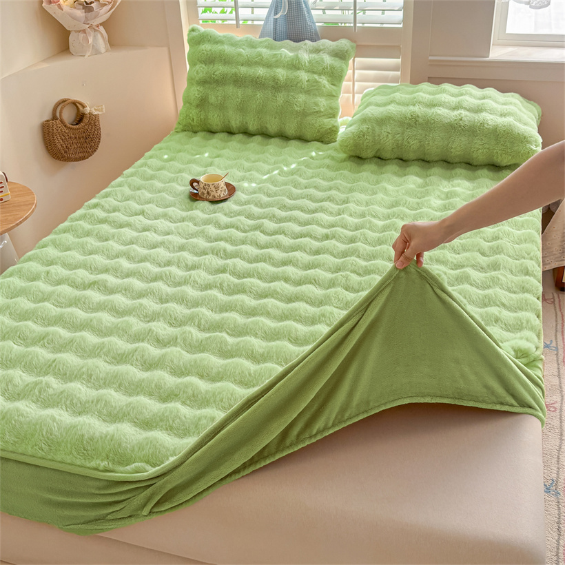 Lençol Ajustável de Pelúcia de - Fitted Bed Sheets Deep Pocket avaliação e preço